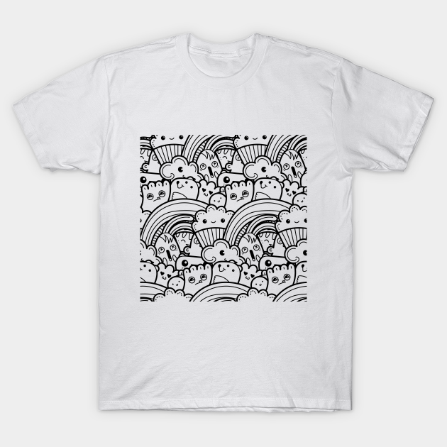 Cute Doodle Art Doodle TShirt TeePublic